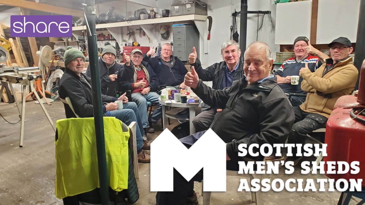 3 weeks to go until our next webinar: Beyond a decade of Men's Sheds in Scotland. Join us to hear about the benefits of Men's Sheds and how they can be beneficial to the housing sector. Members go 🆓 Non-members pay a small fee of £45pp 💰 Book now at lght.ly/j4ae96f