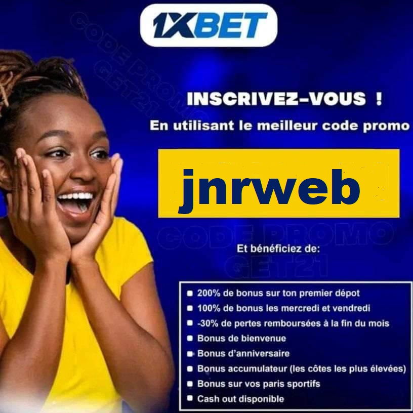 codepromoJNRWEB's tweet image. 🎁 1XBET vous offre une grande opportunité exceptionnelle : 10000f sans dépôt pour les nouveaux inscrits !X
⚡ Créez votre compte 1XBET avec le code promo jnrweb !
Cliquez ici pour en profiter : 🔗 refpa4293501.top/L?tag=d_438141…