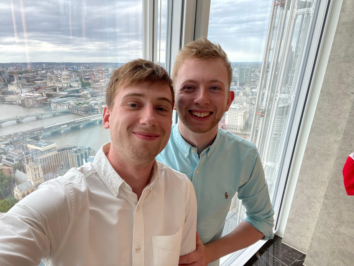 From an online connection during Covid to planning a wedding ❤️ Meet Matt and Lewis who met at York and recently got engaged! '[York] will always have a special place in our hearts with so many special memories for both of us.' 🥹 Read their love story at bit.ly/3Vpi4qS