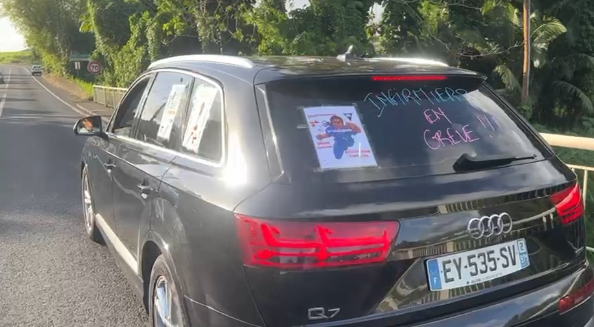 StimpflingEric's tweet photo. #Social ✊🏽✊🏻✊🏿
Opération escargot 🐌 ce matin sur les principaux axes routiers. Le collectif Gwada Idel réclame une revalorisation des prestations et soins à domicile..,
(Vidéo JMM)
@guadeloupela1e @ars_guadeloupe https://t.co/eLdZUAjwx2