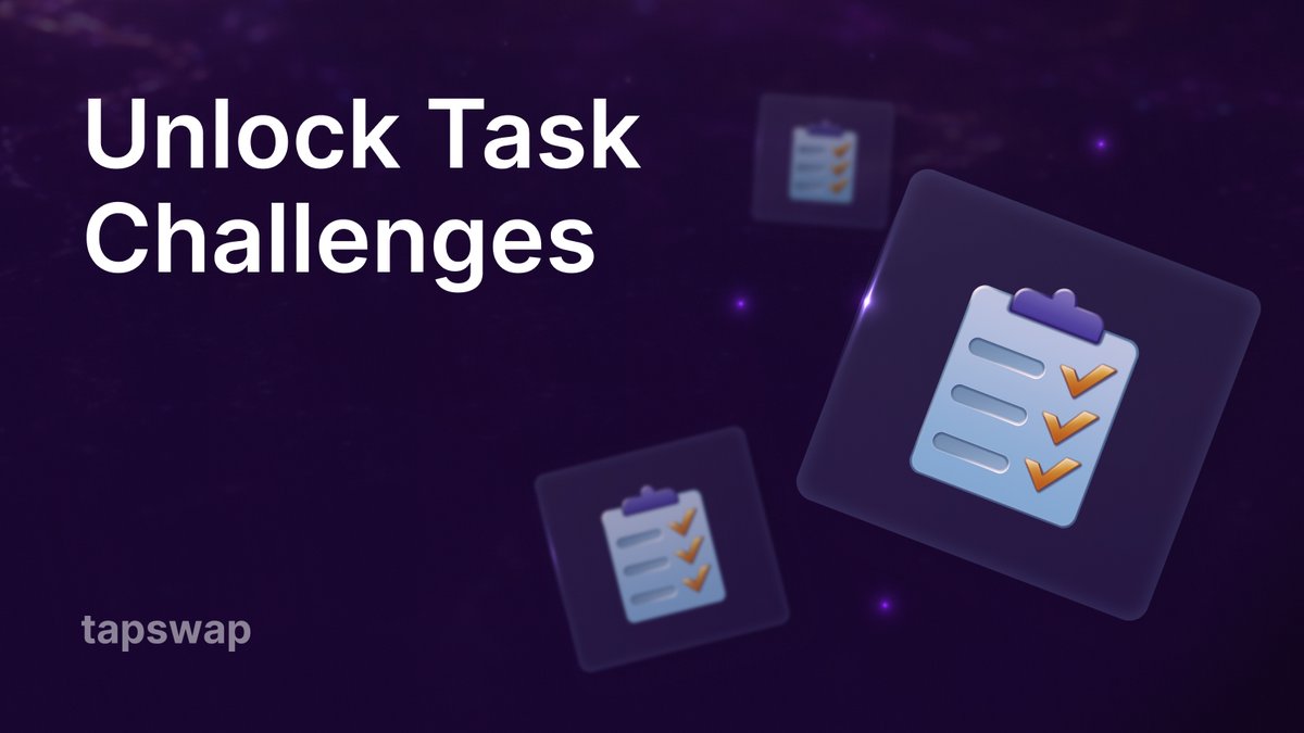 ⚡️Thrilling update! Missions with tasks are now available in the Telegram bot! 📱 Complete tasks ✅and earn rewards effortlessly. Head over to the bot and start completing missions today!

#tapswap #tap2earn #UPDATE