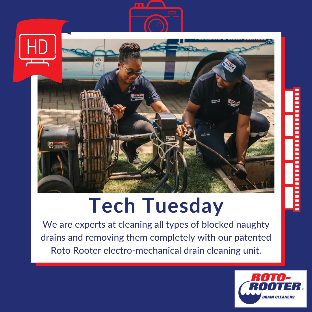 The Electro-Mechanical Drain Cleaning Unit, available exclusively at Roto Rooter!

Experience the difference with our Electro-Mechanical Drain Cleaning Unit. Contact us today to schedule your service and say goodbye to stubborn drain clogs!🔩 

#Innovation #DrainCleaning