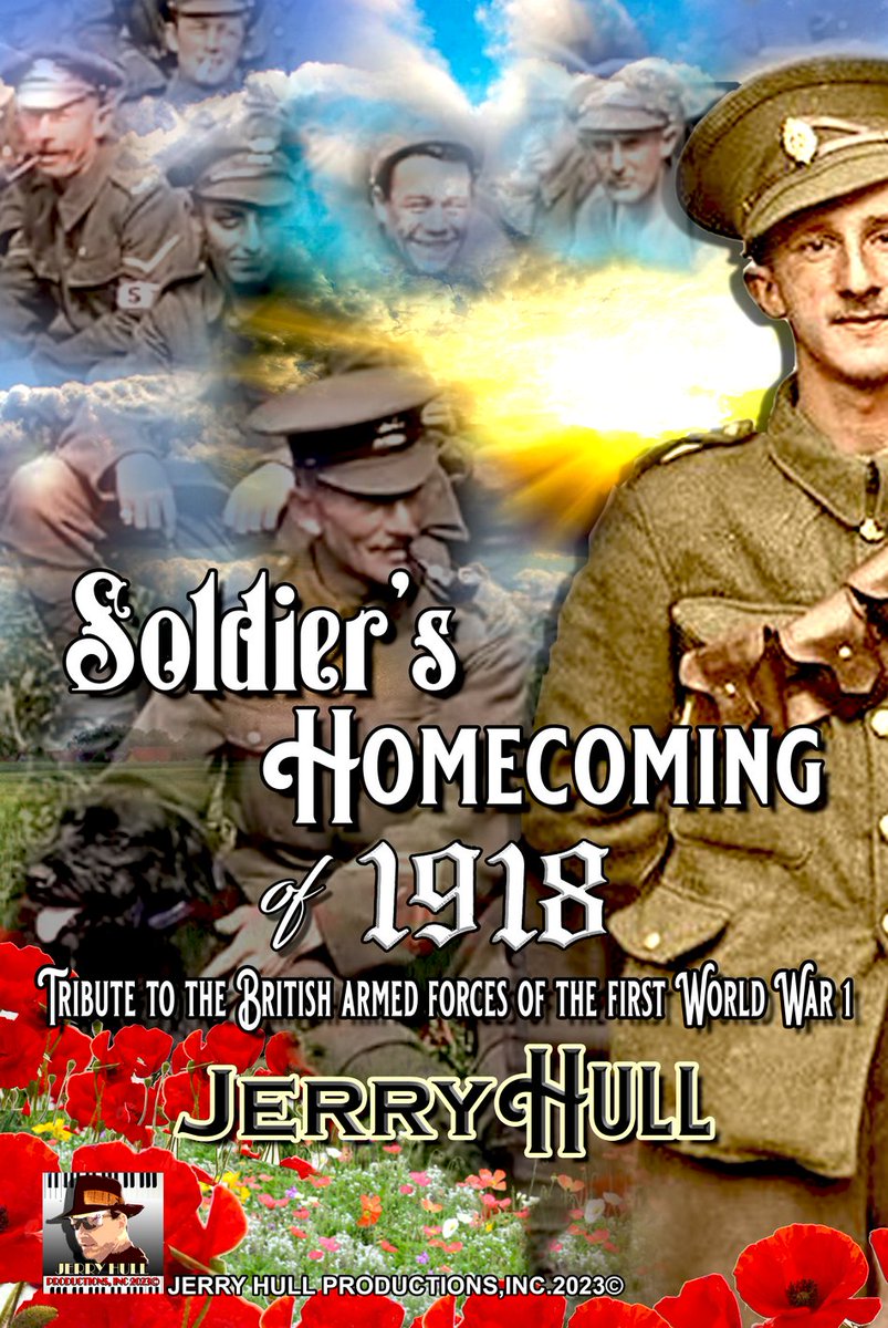 💥🎹🎼Check out! #special #album #track #JerryHull's ffm.to/soldiers1918-j… '𝐒𝐨𝐥𝐝𝐢𝐞𝐫'𝐬 𝐇𝐨𝐦𝐞𝐜𝐨𝐦𝐢𝐧𝐠 𝐎𝐟 𝟏𝟗𝟏𝟖' from TIME TRAVELLER ©2022 ffm.bio/jerryhull-sing… #tribute #BritishSoldiers #instrumental #orchestral #poignant #intense #salute #tommies #year1918