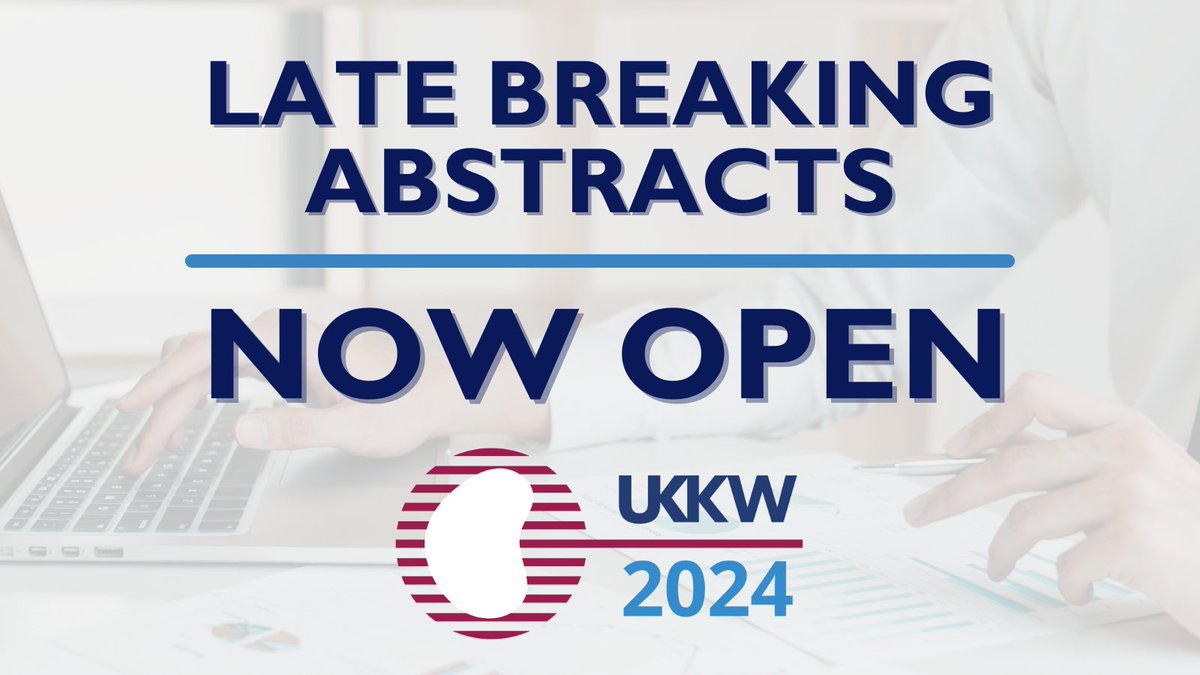 Submission for late-breaking abstracts is now open! This is for latest advances, trial data & results that have not been previously presented & to highlight novel/practice-changing studies. It is not an extension of the general submission deadline. 👉 bit.ly/3IHkaul