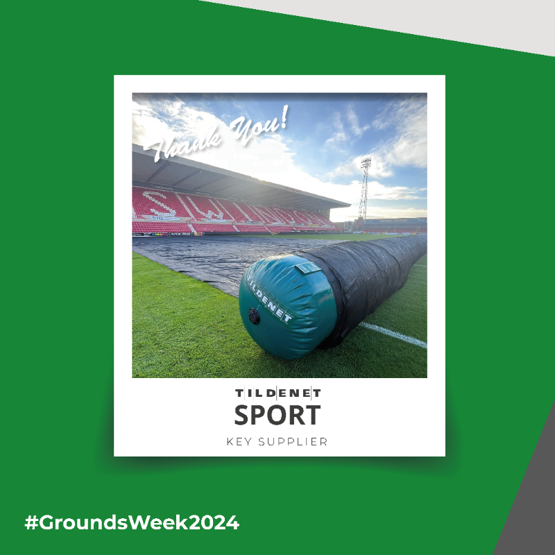 As our next #GroundsWeek supplier spotlight, we'd like to highlight @Tildenet_Sport ⭐

Keep your pitches protected with their highly popular rain covers and frost covers for football pitches, cricket squares, and more! 

Tildenet also manufactures Cricket and Golf equipment 🏏