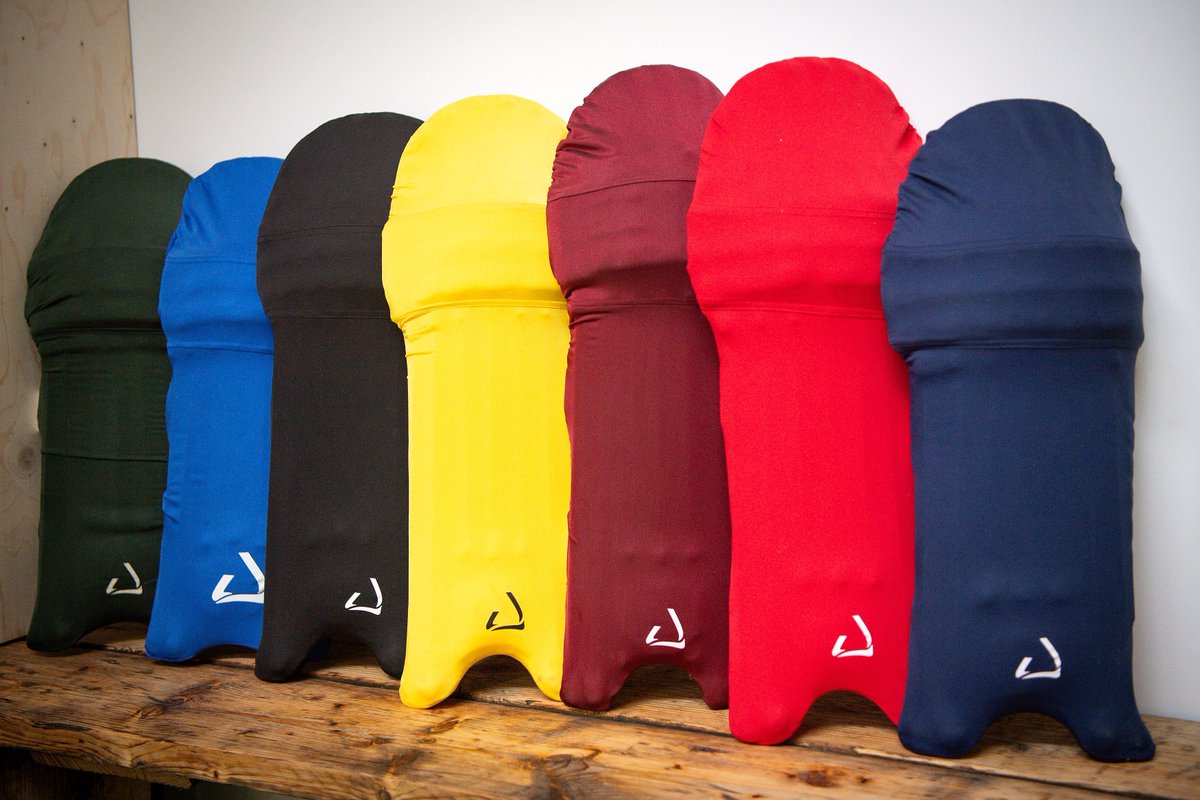 Colour your pads 🌈 Get yourself some Chase fabric sleeves to match your team's kit! Designed to fit neatly over your batting pads, our fabric sleeves allow you to switch from white pads to colour in no time! #colouredpads #cricketpads #cricketkit #chasecricket #cricketpadcover