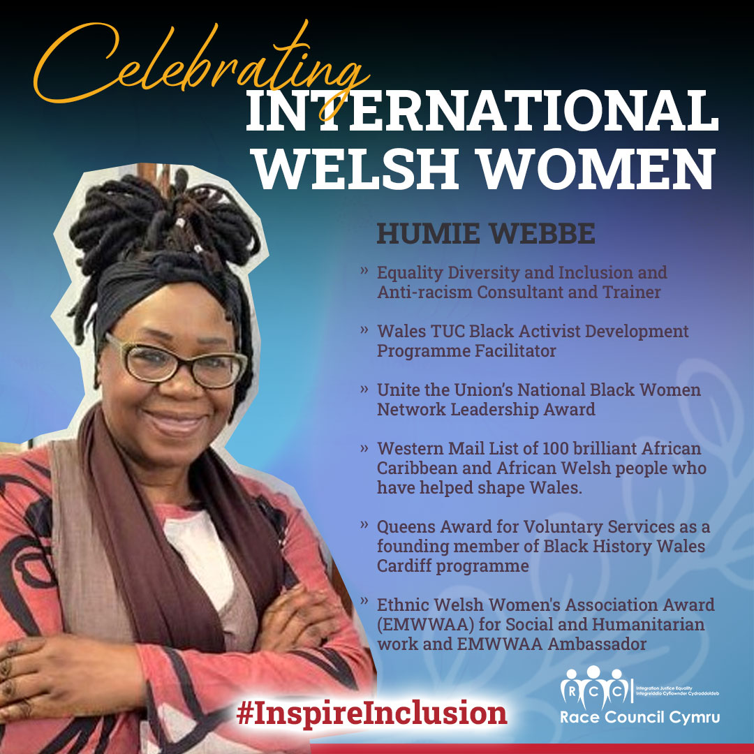 Continuing our celebration of #InternationalWomensDay Meet @HumieWebbe : Equality, Diversity and Inclusion Consultant, Trainer, and proud recipient of Unite the Union's National Black Women Network Leadership Award. #InspireInclusion #DiversityandInclusion