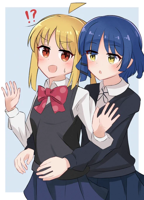 !? #ぼっち・ざ・ろっく  #伊地知虹夏 #山田リョウ 