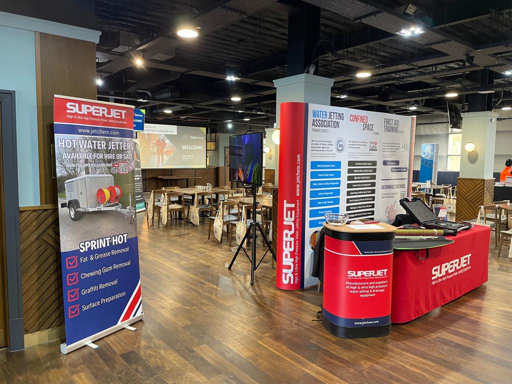 Today our sales reps, Andrew and Stuart, are attending the Safe Group Sub-Contractor Conference at Aston Villa.

Take a look at our set up! 👀

#SalesReps #BehindTheScenes #TradeShowLife #BusinessEvents #Networking
