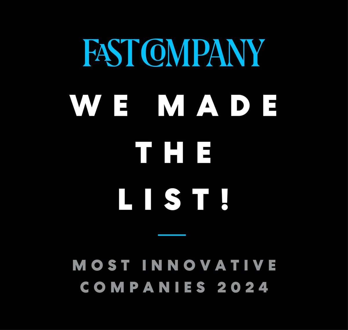 IKTR 🔥SOUNDCLOUD NAMED ONE OF @FASTCOMPANY MOST INNOVATIVE COMPANIES OF 2024. ONLY UP FROM HERE 📈📈📈 #FCMostInnovative #soundcloud