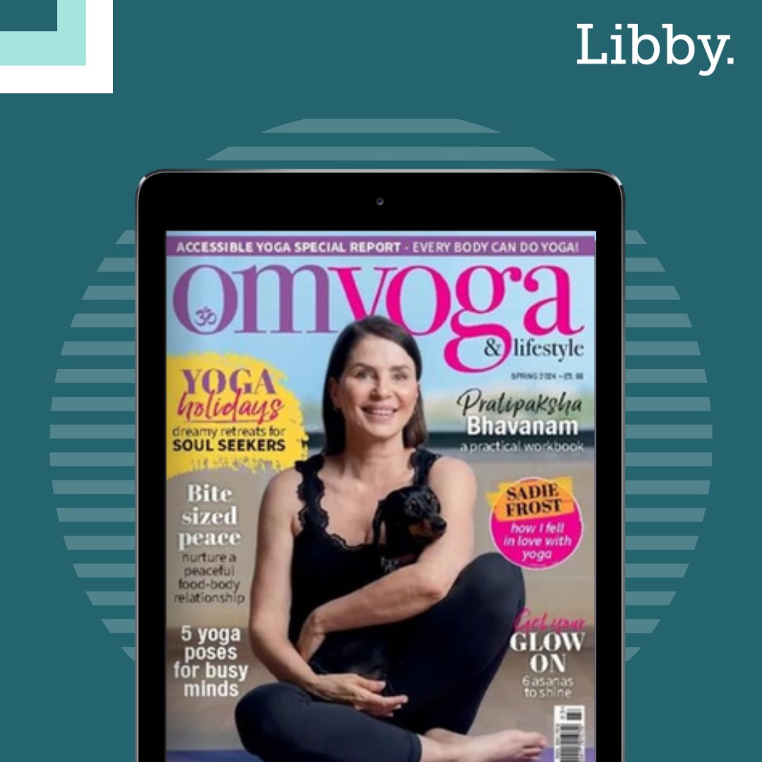 OM Yoga Magazine is your guide for daily yoga practice, & caters for all levels of ability. The Spring 2024 issue is available now free on your library's #Libby App. libraries.wales/my-digital-lib…