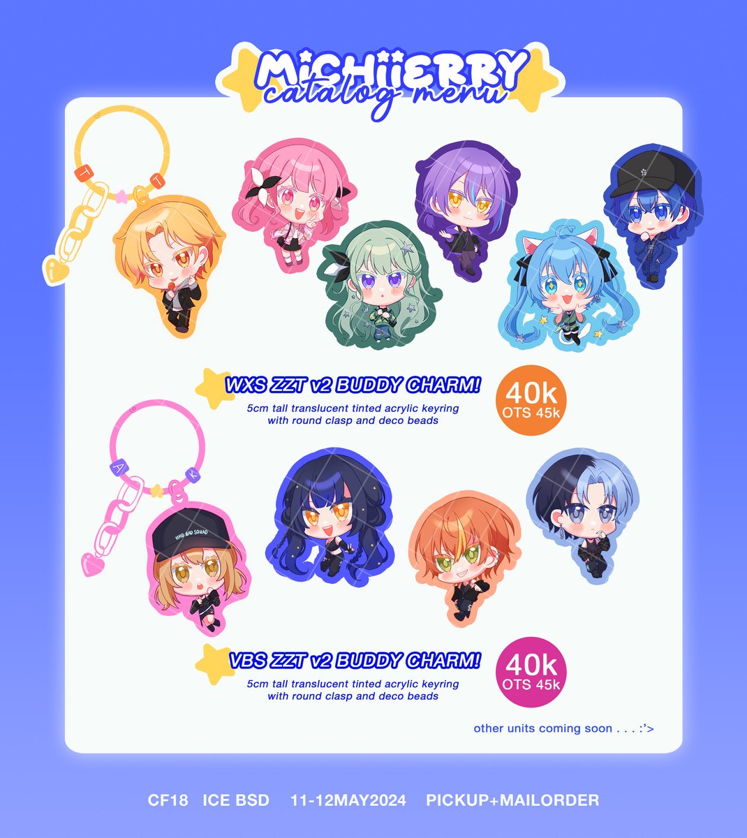 michiierry's tweet photo. [ RTs 💚 ]

hello! preorder for #comifuro18 is open!

🍒 19-29 march (20.00 WIB)
🍒 pick up (both days) &amp; mail order
🍒 project sekai, sousou no frieren
🍒 order → https://t.co/6GfM85OlYO

more in thread ↓↓↓
#cf18 #comifuro18catalogue 
(1/3) https://t.co/tS6bV2ri6E