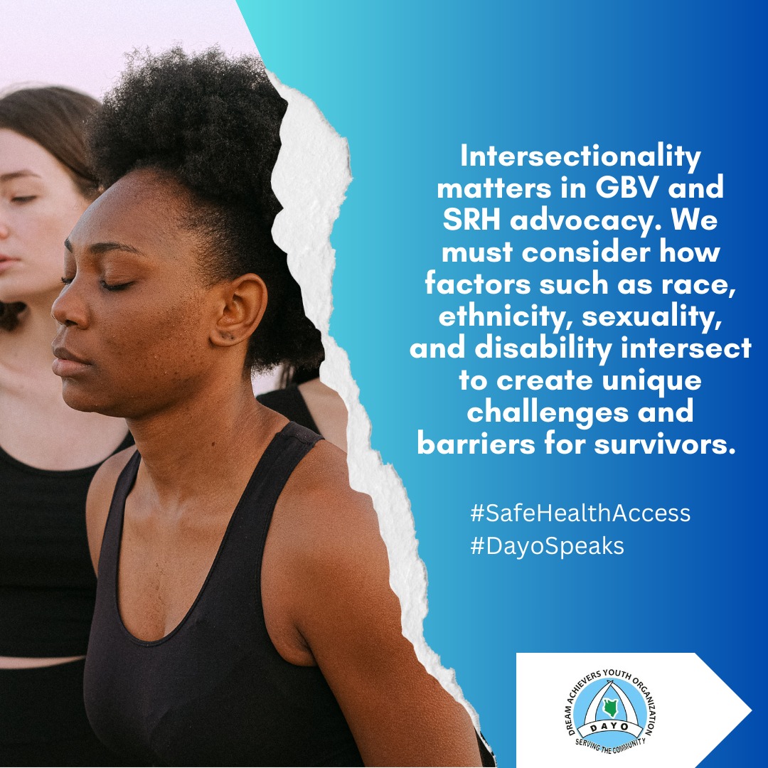 Collaboration among healthcare providers, community organizations, policymakers, and survivors themselves is essential to address the complex barriers to sexual and reproductive health care faced by survivors of gender-based  
#SafeHealthAccess
#DayoSpeaks
@DreamAchieversk