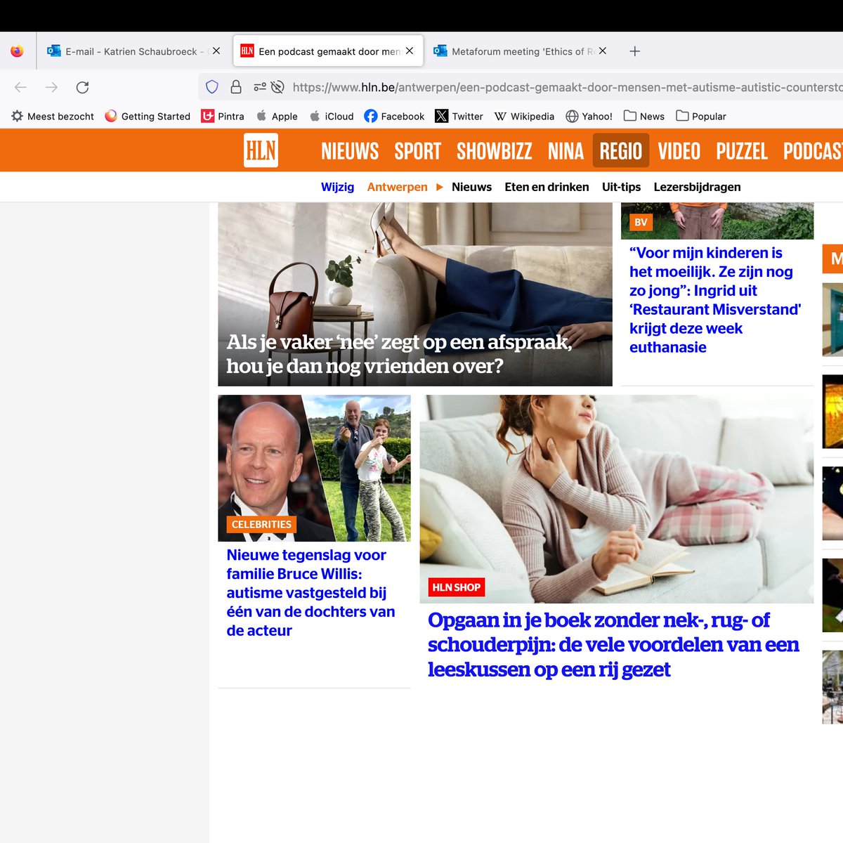 Beste <a href="/HLN_BE/">HLN.BE</a> dank je voor de aandacht voor de podcast autistic counterstories @UAntwerpenFLW , maar de kop van het artikel eronder doet de inspanning een beetje teniet.