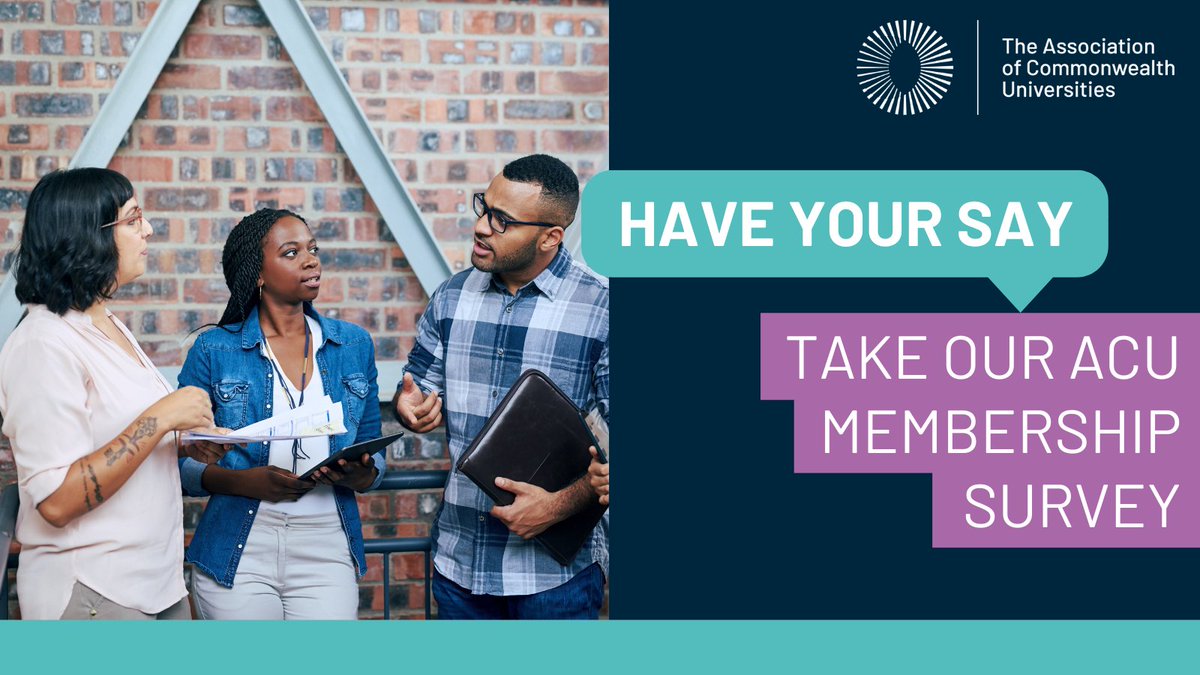 Feedback from our #ACUmembers is essential. Insights from our members helps us to understand how our current offer meets the needs and priorities of our member organisations around the Commonwealth.

Find out about our member experience survey here: bit.ly/3VvAZjR
