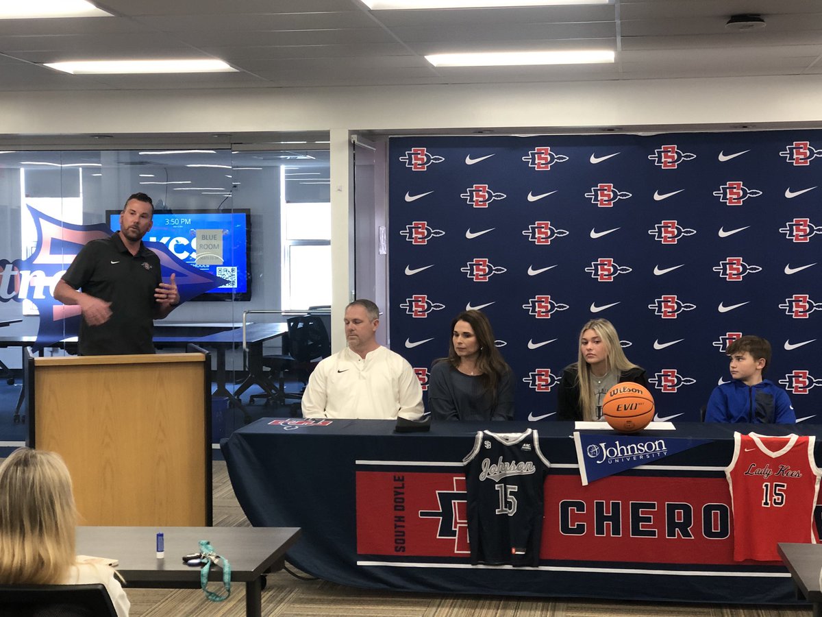Congratulations to Reese Goddard on her signing with Johnson University