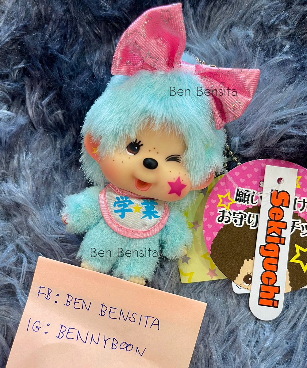 benn_monchhichi's tweet photo. ✅พร้อมส่ง

NWT. พวงน้องเรียนเก่ง สายมูห้ามพลาด 1590รส.

#monchhichi #monchhichikeychain
#monchhichiพร้อมส่ง #ม่อนชิชิ #ม่อนจิจิ https://t.co/Gsivwz3ctd