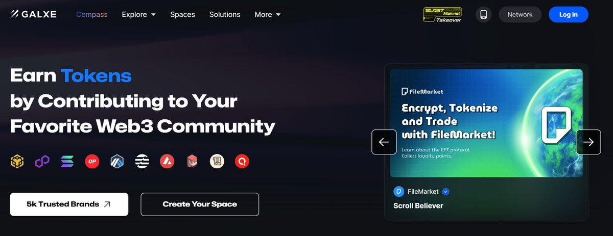 📜 Here's the @Galxe campaign from FileMarket - Scroll Believer! Engaging with @Scroll_ZKP? It’s an excellent chance for on-chain engagement, with the added bonus of receiving an OAT! 😉 galxe.com/FileMarket/cam…