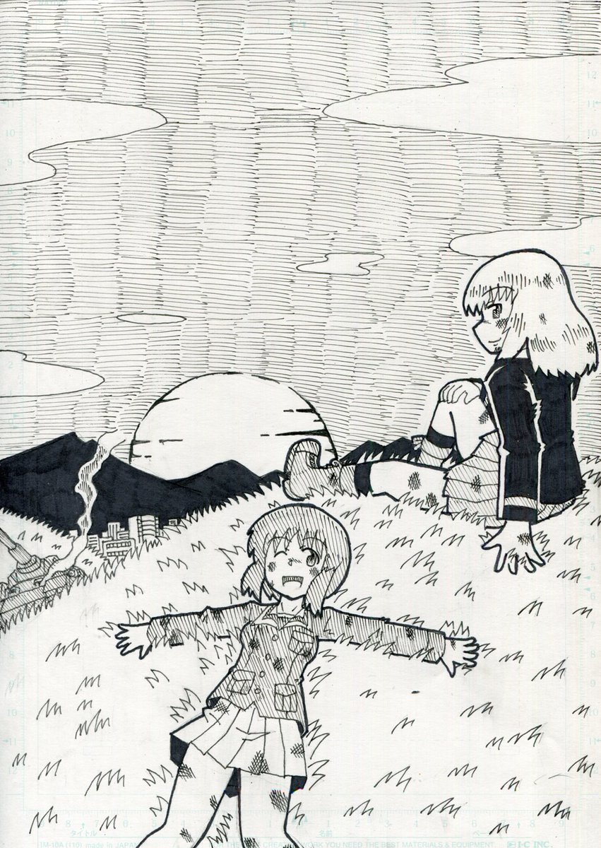 #3月になったのでフォロワーさんに自己紹介しようぜ
ガルパンのエリみほちゃん達を描いたり、他の作品を描いたり、オリジナルを描いたり……そんな四十路です