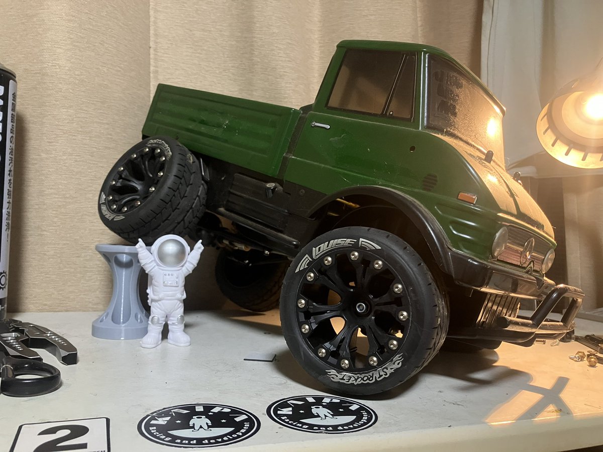 KIP_123456's tweet image. 昔から自分で色々やってみないと気が済まない性格です。笑

もう少し調整したら良きかな。

フロント周りとタイヤは後日。

#CC01
#タミヤRC 
#初めてのクローラー 
#パジェロのボディーがほしい