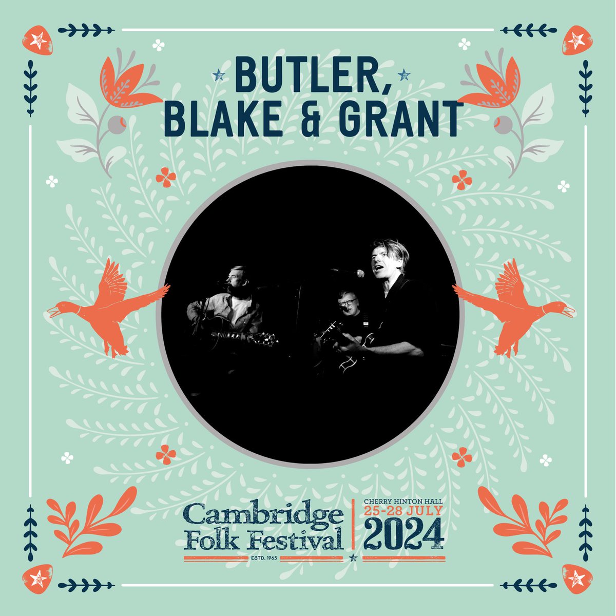 BBG happy to announce we’re playing Cambridge Folk Festival this year. Dates are 25-28 July tickets and more details: cambridgelive.org.uk/folk-festival/… #CFF2024