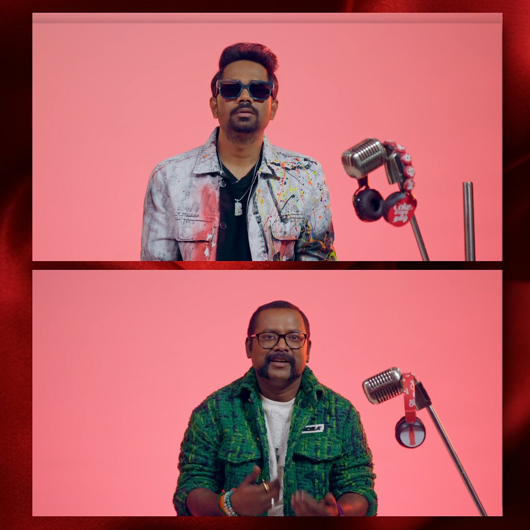 Work pictures from recent collaboration with #cokestudioTamil season 2 for this Roar'ah yethu CSK anthem song ❤️😊🥳 #idhusemmavibe
@VijaySethuOffl @Arunrajakamaraj @RSeanRoldan 
#VijaySethupathi