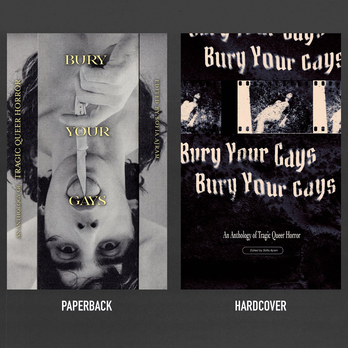 SofiaAjram's tweet photo. Happy pub day! Bury Your Gays: An Anthology of Tragic Queer Horror is now available 🪦💕

If you’re looking for a book that has:
🌈 queer rep BY queer writers
🪦 dark &amp; horror themes
🏹 gay, sapphic, and t4t characters

This one’s for you. Happy reading! https://t.co/LmoTYi94Gn