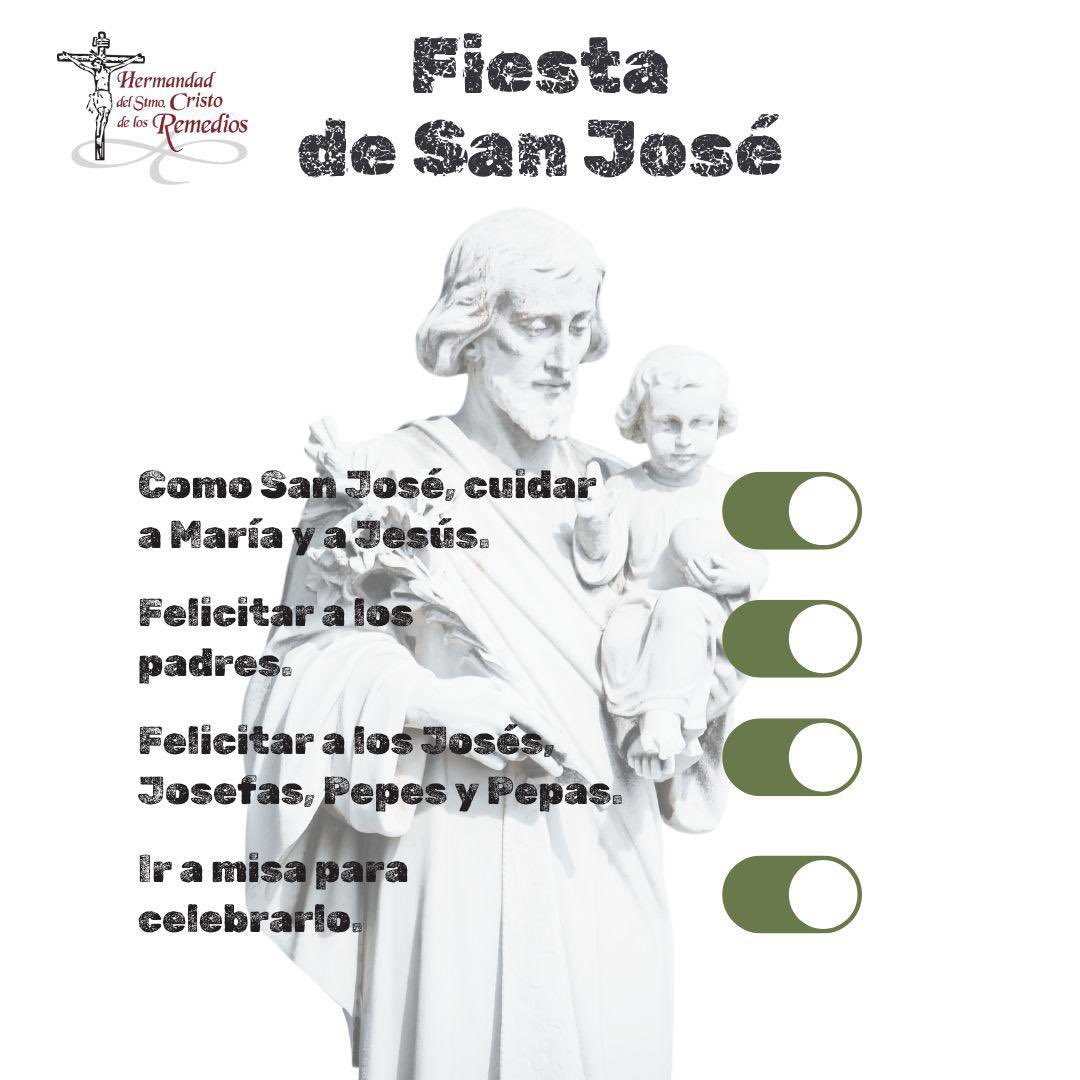 HCRISTOREMEDIOS's tweet photo. ¡Feliz fiesta de San José! https://t.co/JLlSl3eTzi