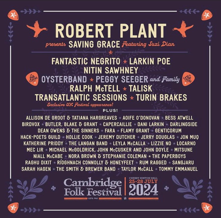 We are delighted to be playing at @CamFolkFest this summer 🪶🎶 Tickets & info >>> cambridgelive.org.uk/folk-festival/… #CFF2024