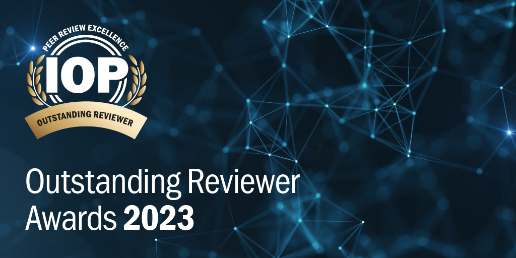 JPhysComms's tweet image. Congratulations to our outstanding reviewers! Your commitment and support for the journal has been recognised and we are delighted to announce our Outstanding Reviewer Awards 2023 - Explore more 👇ow.ly/K8aT50QWt1C
#PeerReview