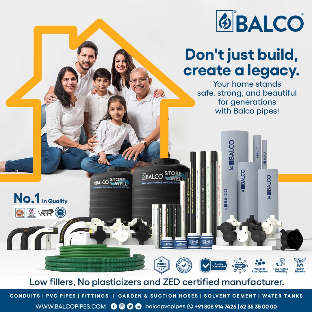 Don't just build; create a legacy. Your home stands safe, strong, and beautiful for generations with Balco pipes! 🏡✨ #BalcoPipes #BuildingLegacy #balco #balcopipes #pvc #plumbing #electrical #investors #business #home #homescience #buildingtip #buildproperly #savings #safe