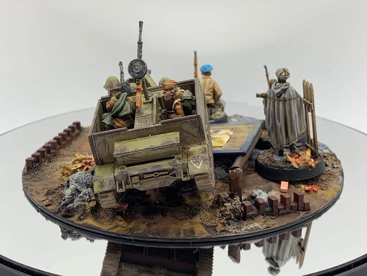 BrushWorkMinis's tweet photo. Soviet Bren carrier for Bolt Action. 

Click here to see more of Warlord Games products
https://t.co/aiNdOg0K6z
#boltaction #warlordgames #soviet #WW2 #28mm https://t.co/qT87fsVNCq