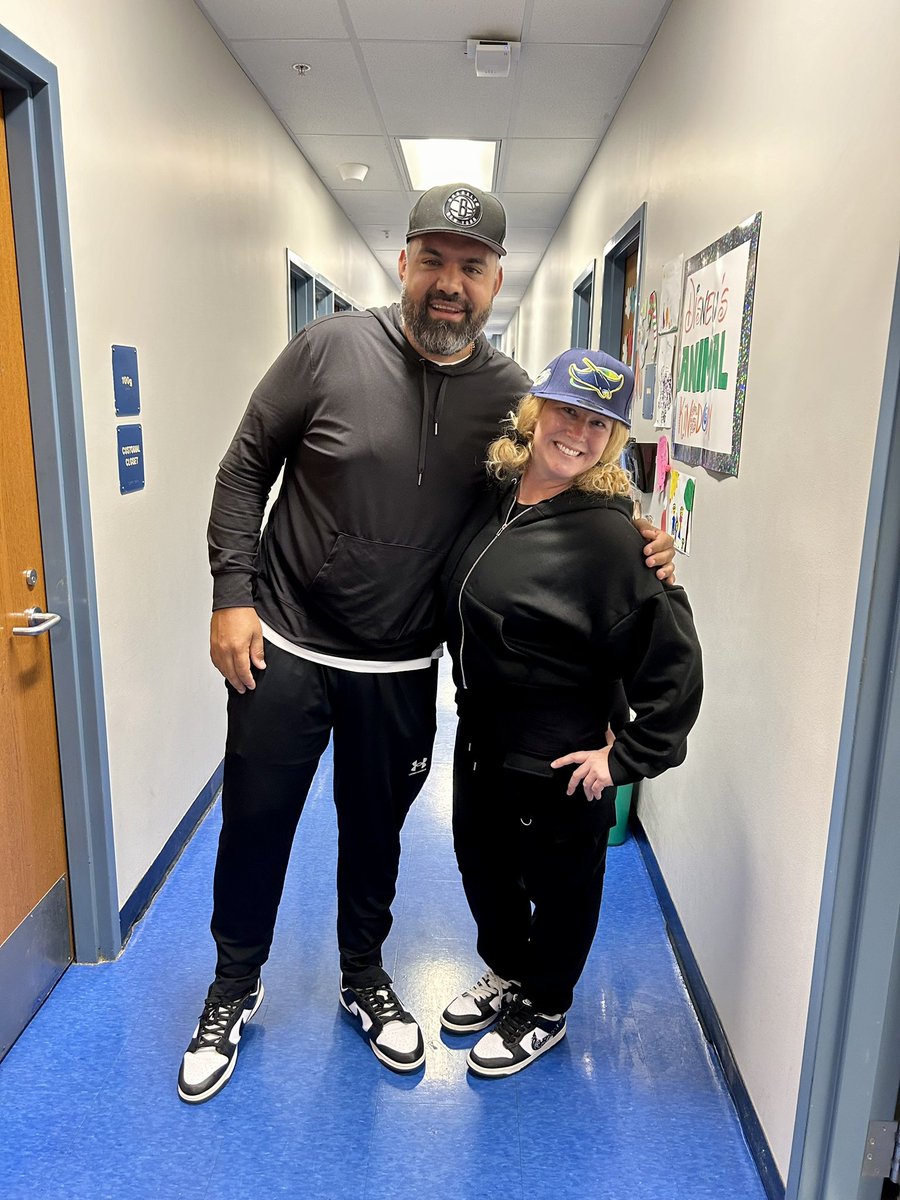 Spirit Week at Shields MS!  Twin day!  #sailfishswimtogether