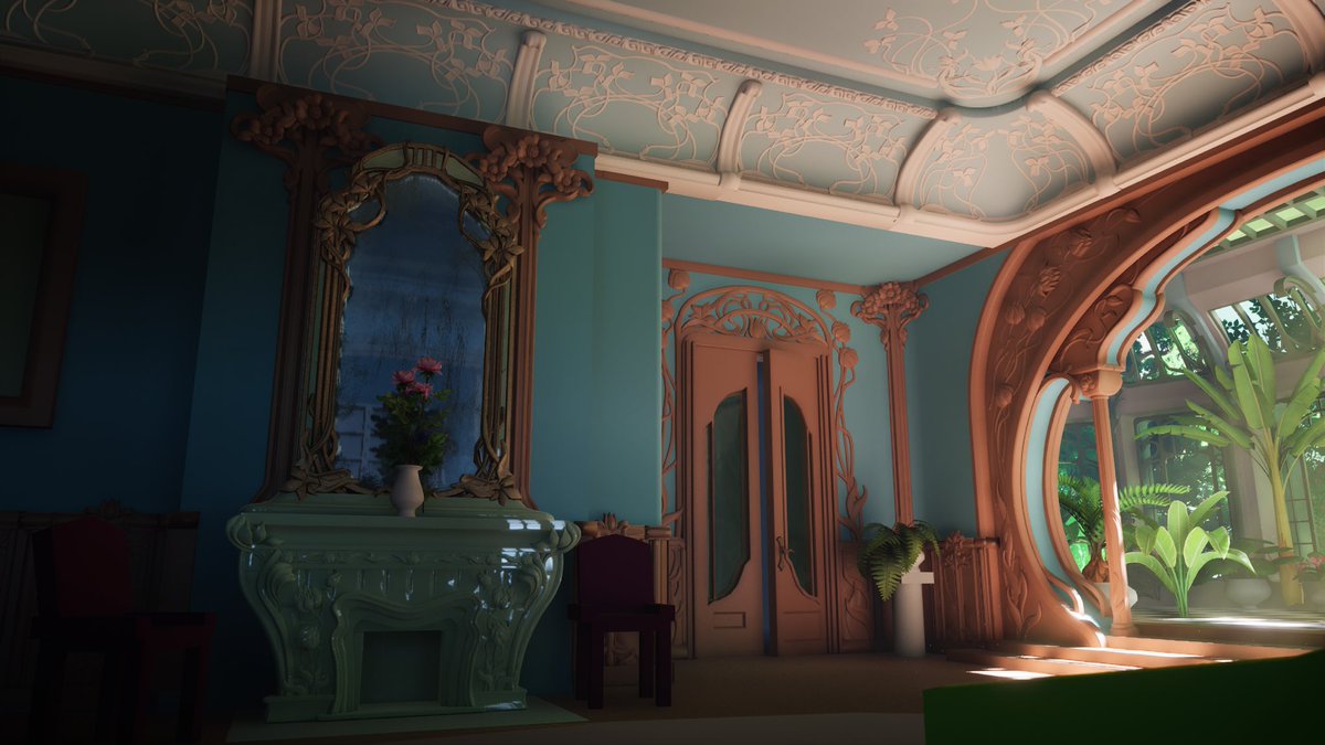 I think I'm done with the ornament design and finally can move on
(This is all decimated meshes)
#flowerroom #unrealengine #levelart