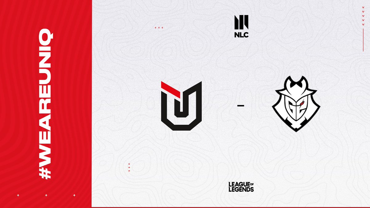 The last game of tonight in <a href="/NLClol/">Arozzi NLC</a> Div 2 will be a banger as we face <a href="/G2League/">G2 League of Legends</a> 🔥

Locked in and ready for yet another important game 💪

⏰ 22:00 CET

🔴 ⚫️ ⚪️

#WeAreUniQ