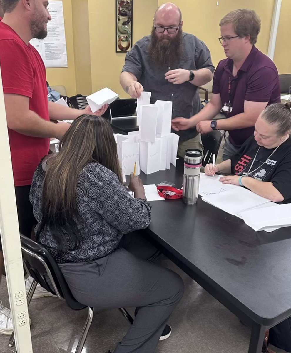 GiuntaMS_HCPS's tweet photo. Coming back fresh from Spring Break and rocking with the “C” from WICOR for a power up Professional Development Faculty Meeting! Check out these Empower Towers! 👏🏾🗼
-
-
#WritingInquiryCollaborationOrganizationReading
#StaffDeveloper
#AVIDGIunta
#AVIDLife
#facultyteambuilding https://t.co/NxyeGwbdkj