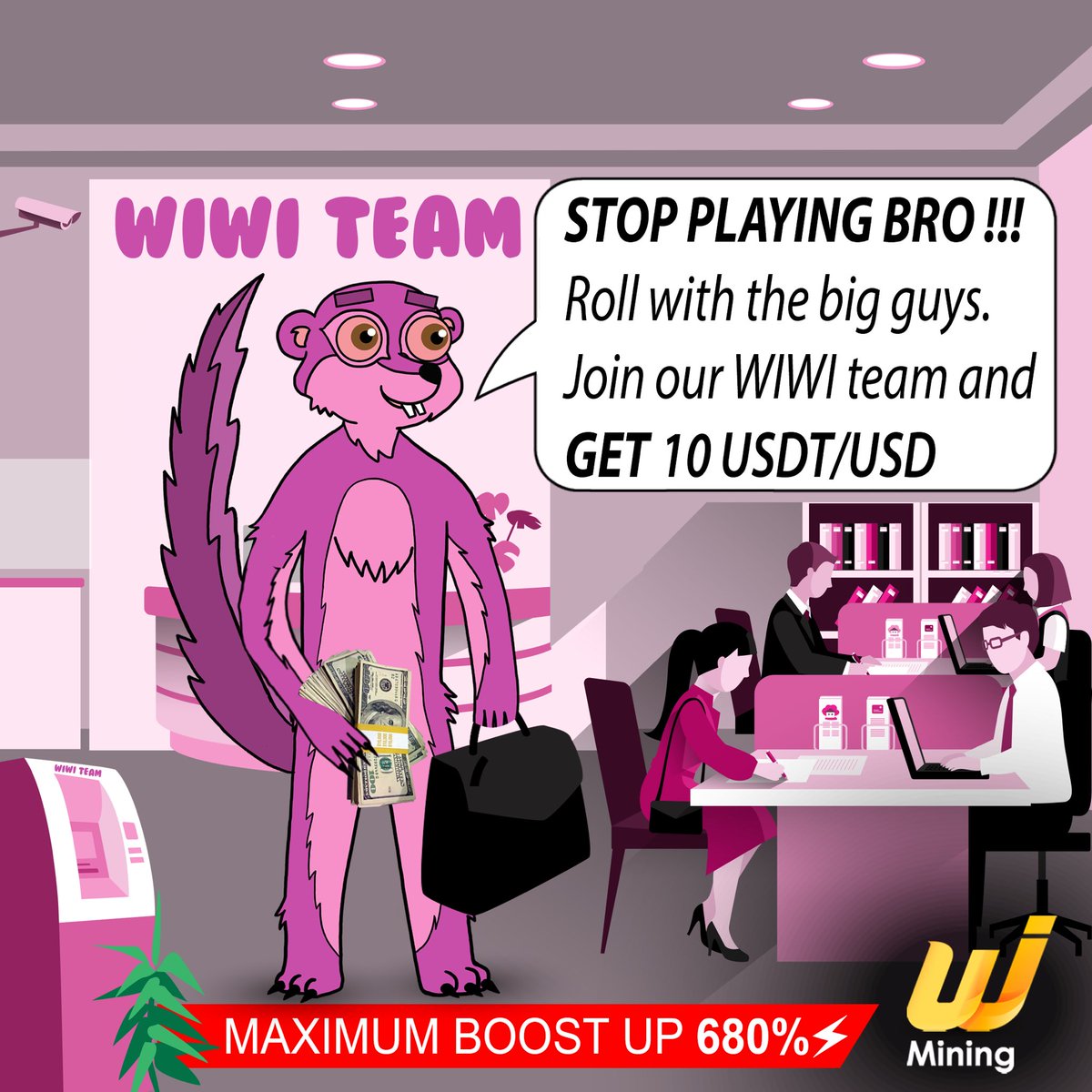 Fahuradigitarts's tweet photo. Stop playing Bro!
Roll with the Big guys!💰
Join the WIWI team & Get paid 10 USDT/USD 💵🥰 🔥
⚠️Only 10 seats available
🚨Rules:
1. Click on our referral link below & Mine with Us to earn extra rewards
https://t.co/lfe5JGVhTL
2. Follow @fahuradigitarts
3. Share the pinned post
4. Tag 3 friends
5. DM Us to get paid on March 30th
@miidasnft @Coredao_Org @sakpo0007_ #WIWITEAM #wimining