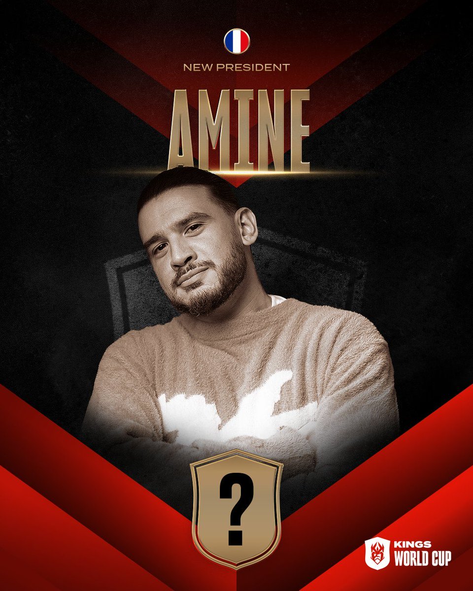 🚨 Parmi l‘équipe représentant la France à la Kings World Cup, 2 joueurs seront choisis par <a href="/AmineMaTue/">Amine 😞🌧</a> et les 10 autres seront détectés sur candidature. 🤩🇫🇷⚽️

1M$ de cash prize ! 😍

👉 C’est par ici pour candidater : france.apply.kingsleague.pro