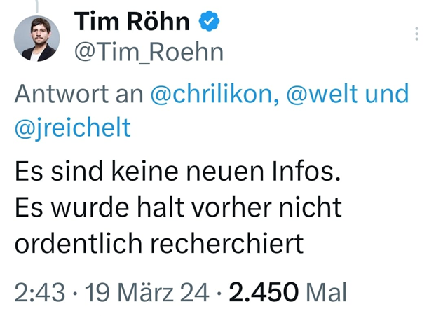 Euro_RePorter's tweet photo. @Tim_Roehn @deeznuz @FWarweg @jreichelt @welt Sie & Ihr Kollege Stibi unterstellen also dem 16 jährigen Opfer im #Schlumpfgate Skandal "Ausländerfeindlichkeit" und Benutzung von "tief-rechten Neonazi-Symbolen" ohne die Screenshots jemals gesehen zu haben!?
Ist dies ihre Auffassung einer ordentlichen Recherche?
#HHgate https://t.co/aZFgaP3lp1