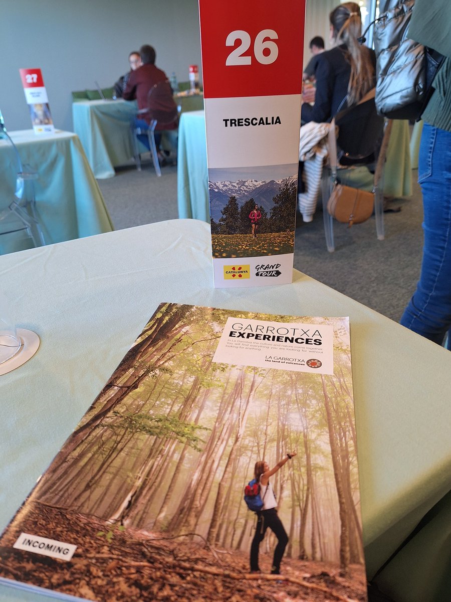 Portem les propostes de #ecoturisme a la #garrotxa a la jornada del #GrandTourCatalunya @turismegarrotxa @trescalia