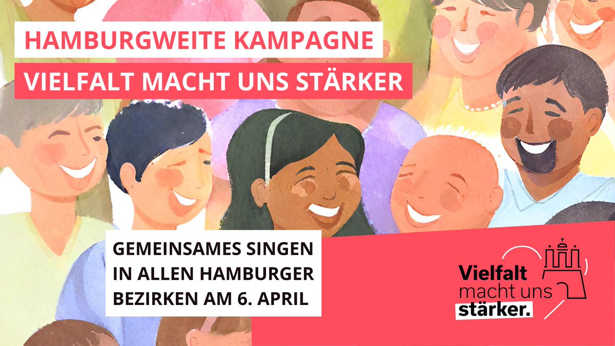 Alleine ist man stark, gemeinsam ist man stärker: Die 7 Bezirksämter der Stadt #Hamburg haben zusammen mit den unterschiedlichen Religionsgemeinschaften sowie zivilgesellschaftlichen Akteur:innen die Kampagne Vielfalt macht uns stärker ins Leben gerufen! ➡️hamburg.de/vielfalt