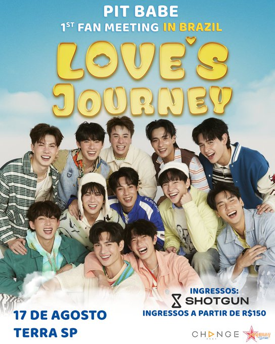 DepoisModeracao's tweet photo. SIM, PIT BABE VEM AO BRASIL!!!🏁 

Dia 17 de agosto em São Paulo, o elenco do BL Pit Babe fará o 1ST FAN MEETING IN BRAZIL “LOVE’S JOURNEY”

Os ingressos são a partir de R$150. Saiba mais: 
https://t.co/vzM1Es77RT

#PitBabenoBrasil #PitBabeTheSeries