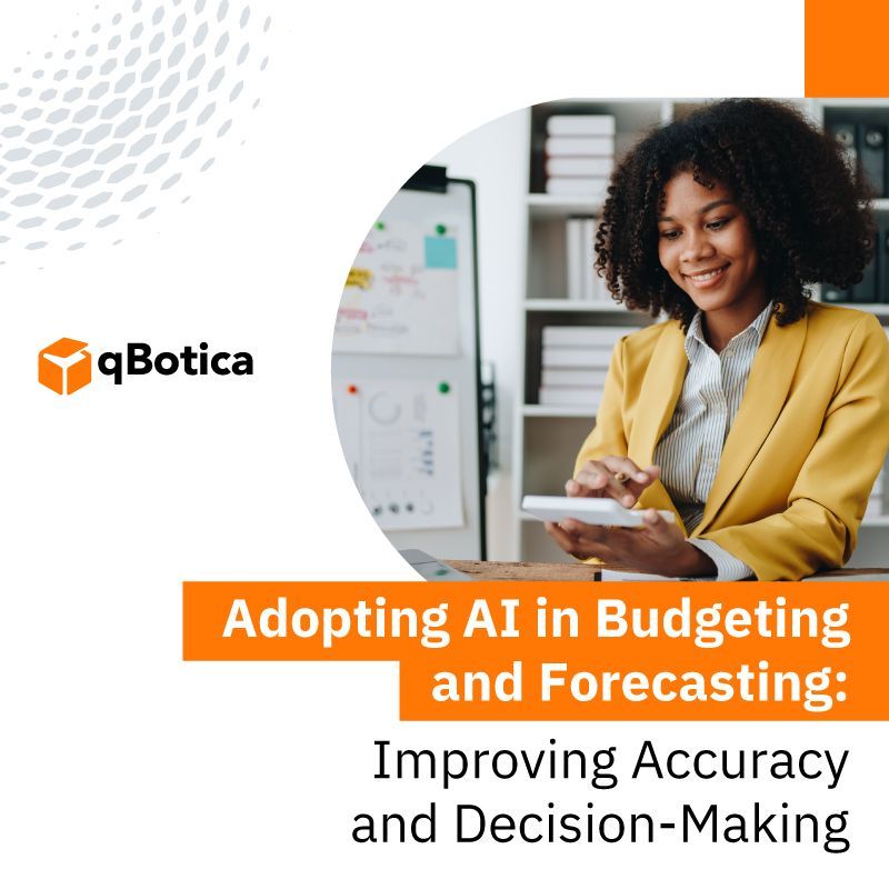qbotica's tweet image. Explore the transformative power of AI in budgeting and forecasting for enhanced accuracy and decision-making. financial future. 
qbotica.com   

#AIBudgeting #FinancialForecasting #AIInFinance #SmartAutomation #StrategicDecisionMaking #qBotica