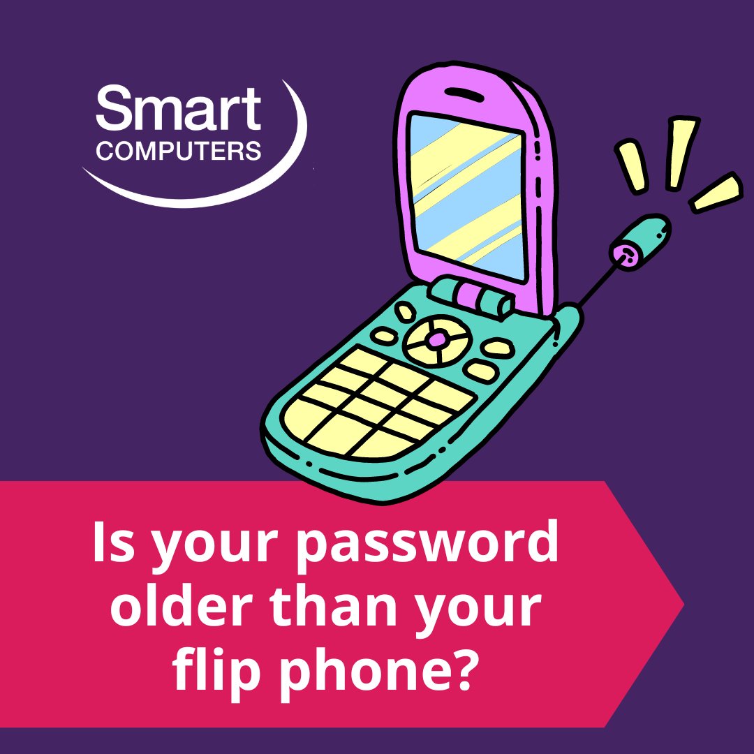 smartcompltd's tweet image. It&apos;s time for a digital makeover! Change those weak passwords before they become relics of the past.

 #Cybersecurity #passwordupdate #WeCanHelp (because let&apos;s face it, remembering passwords is HARD!)
smart.uk.com