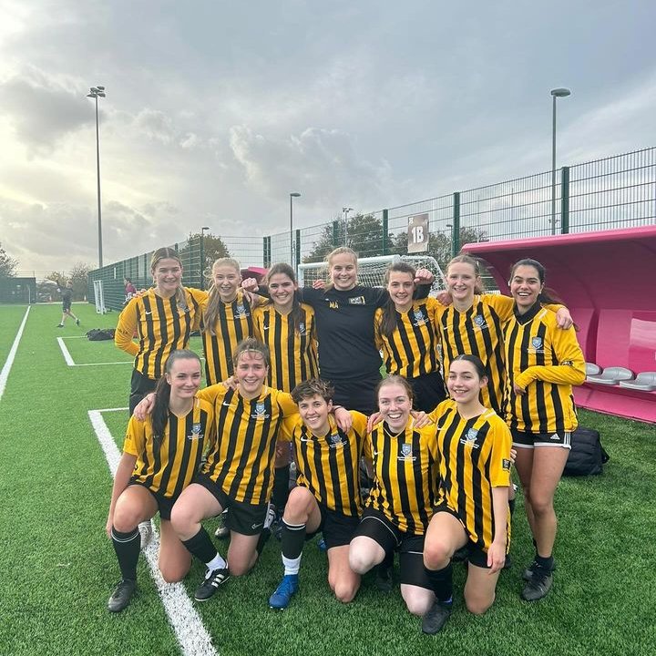 Good luck to our Women's Football 1s who are headed to BUCS Big Wednesday tomorrow at Loughborough University, a fantastic achievement! 🖤💛