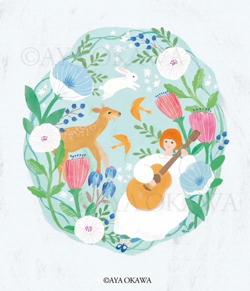 「#ミュージックの日#illustraion#イラスト 」|オオカワ アヤ イラストレーターのイラスト