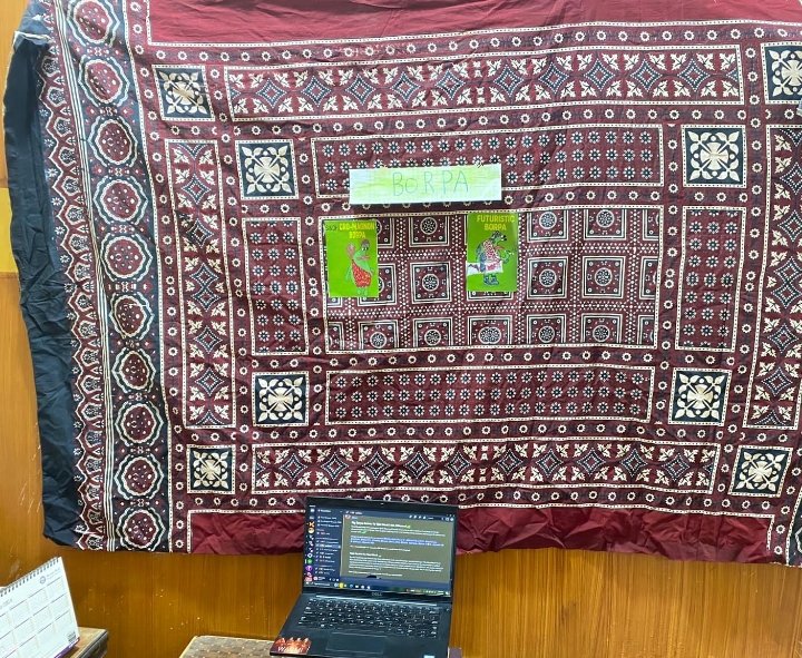 Ninjacrypto786's tweet photo. Ajrak is a traditional block printed shawl or cloth with intricate patterns, primarily found in the Sindh region of Pakistan. It holds cultural significance and is often worn during special occasions and festivals.mixing my culture with my fvrt borpass.@BorpaTokencom #borpa #BORP https://t.co/fVPqIPuHaQ
