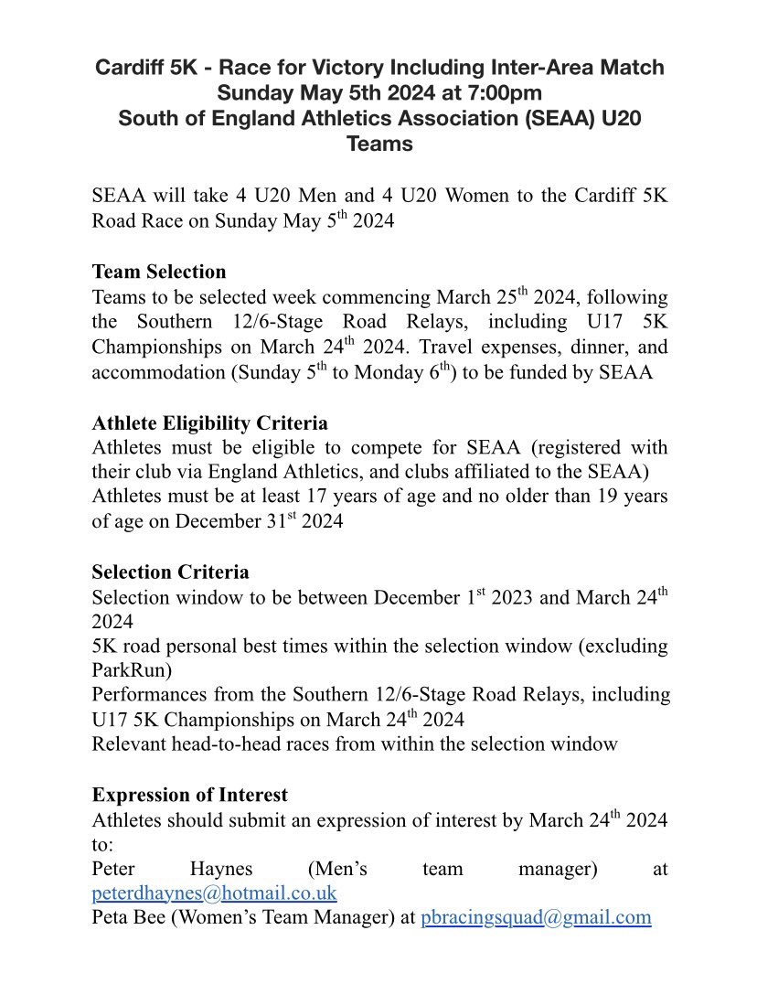 PBRacingUK's tweet photo. Representative opportunity with @SEAACompetition - expressions of interest required by March 24 https://t.co/jRolc0ApUW
