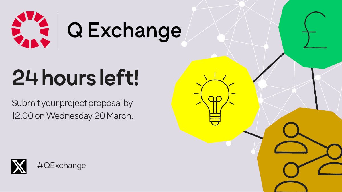 🚨24 hours left to submit #QExchange proposals! 

Last chance to share your insight and learning to help turn these project ideas into proposals!
Link: q.health.org.uk/get-involved/q…
#QCommunity