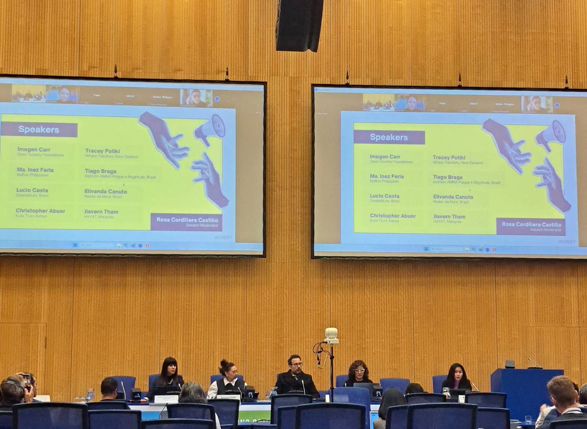 When treatment is a form of torture and not based on evidence, is it treatment or a trap? We should question the effectiveness of the so-called ‘health-based’ approach when it fails to foster the wellbeing of people who use drugs. 

<a href="/mainez_/">inez</a> of <a href="/NoBoxT/">NoBox Philippines</a> #CND67 side event